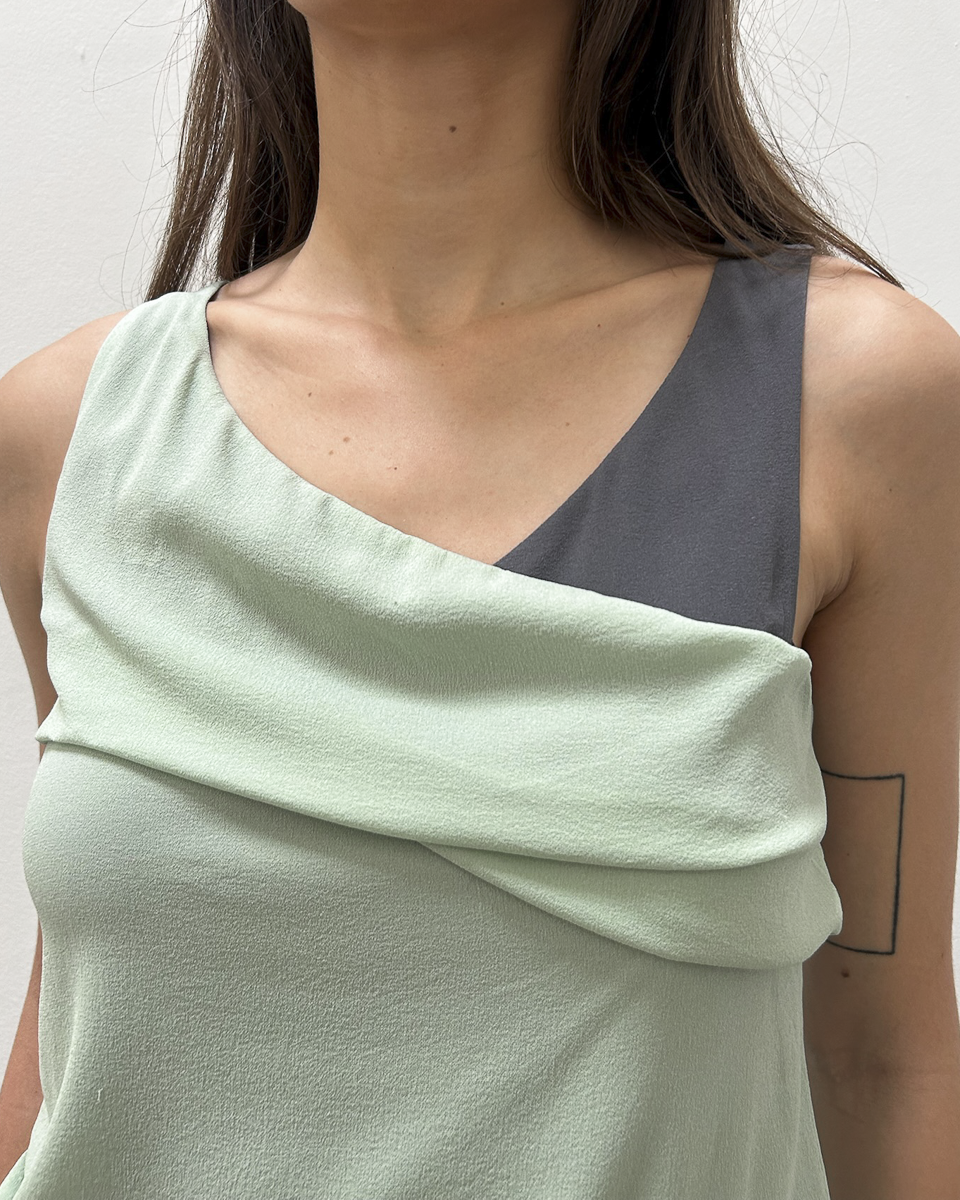 Balenciaga by Nicolas Ghesquière 2008 Draped Top