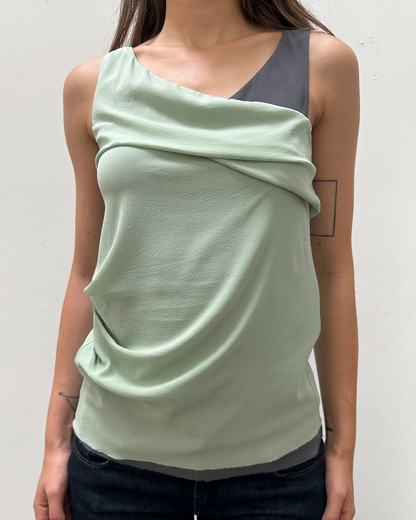 Balenciaga by Nicolas Ghesquière 2008 Draped Top