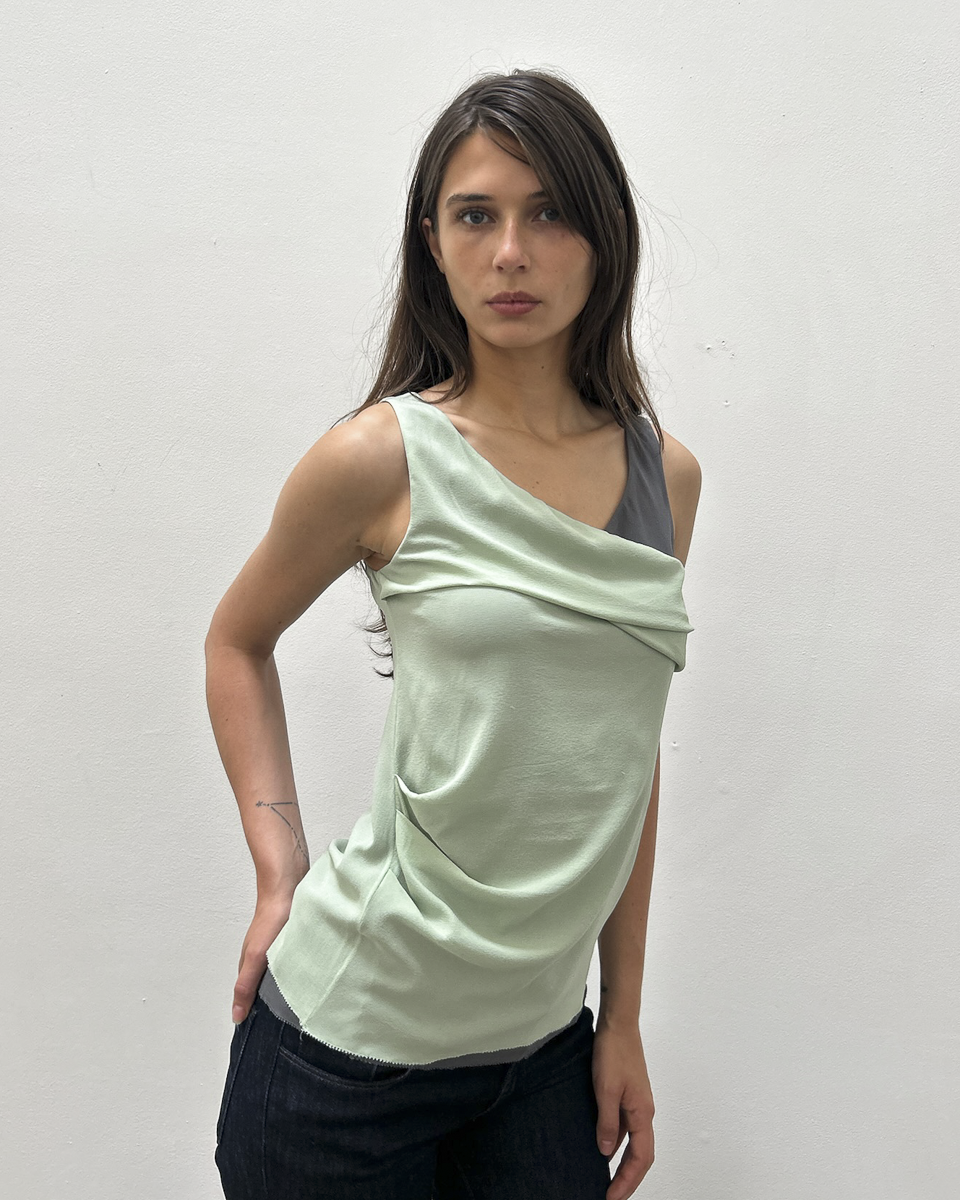 Balenciaga by Nicolas Ghesquière 2008 Draped Top