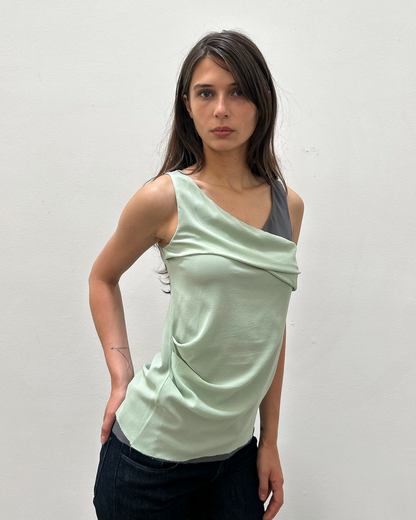 Balenciaga by Nicolas Ghesquière 2008 Draped Top