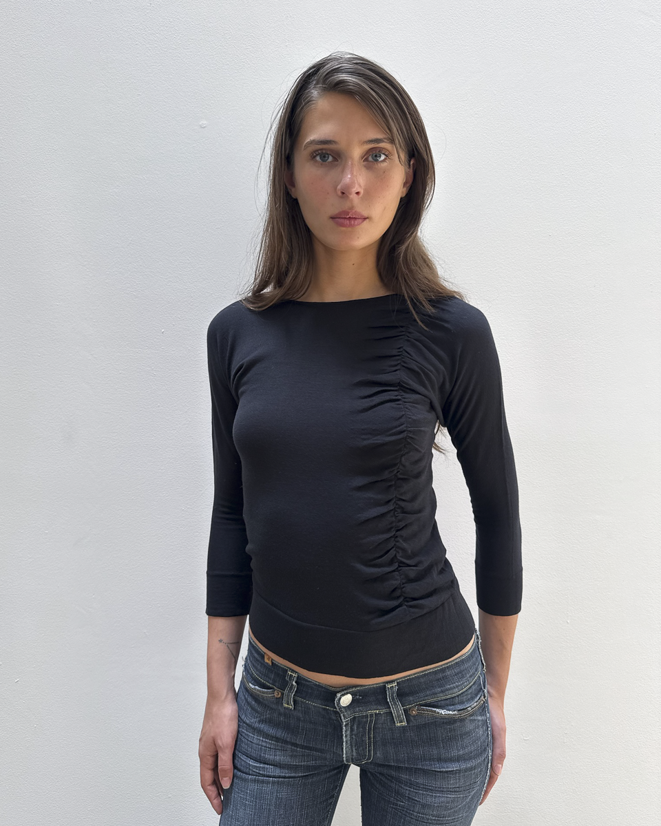 Gucci by Tom Ford Gathered Knit Top