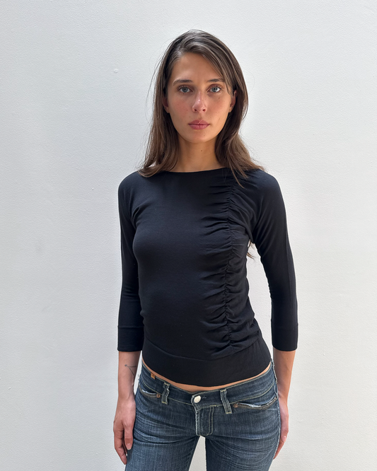 Gucci by Tom Ford Gathered Knit Top