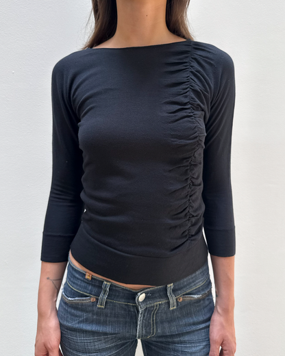 Gucci by Tom Ford Gathered Knit Top