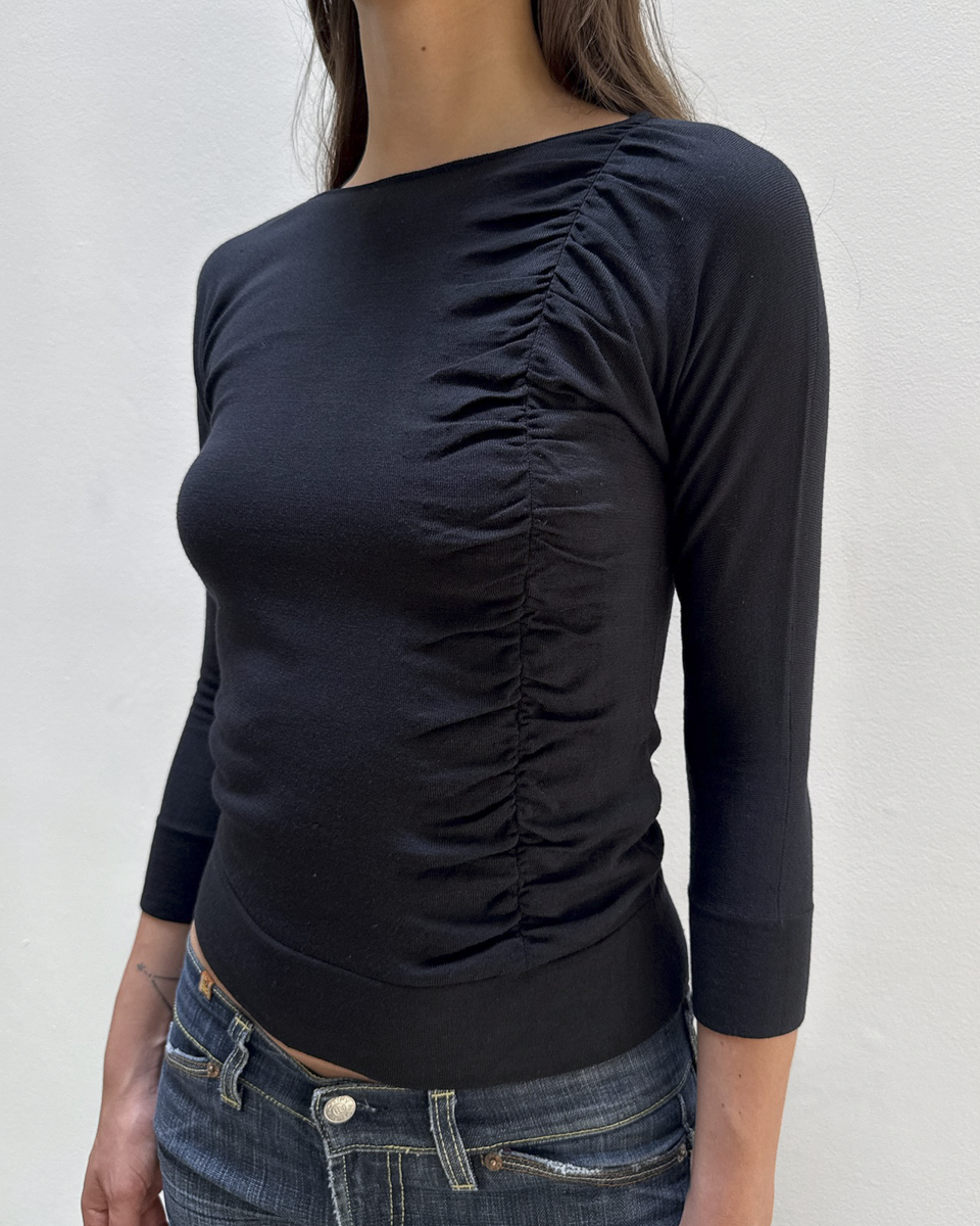 Gucci by Tom Ford Gathered Knit Top