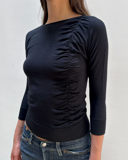 Gucci by Tom Ford Gathered Knit Top