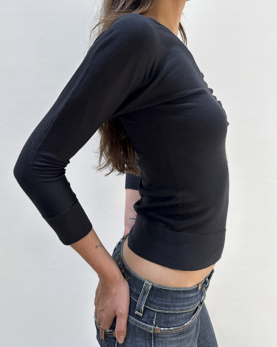 Gucci by Tom Ford Gathered Knit Top
