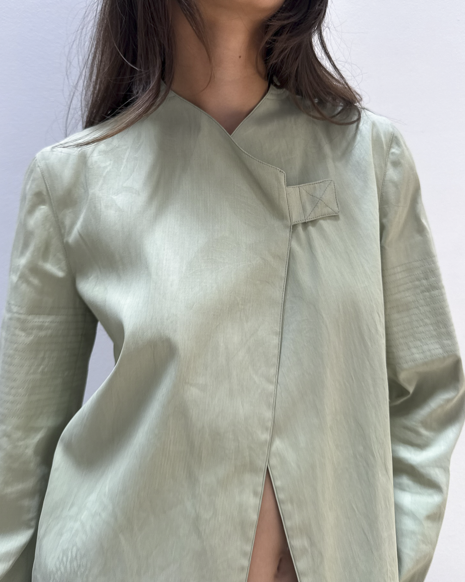 Emporio Armani Asymmetric Cotton Jacket