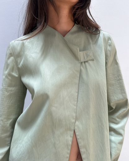 Emporio Armani Asymmetric Cotton Jacket