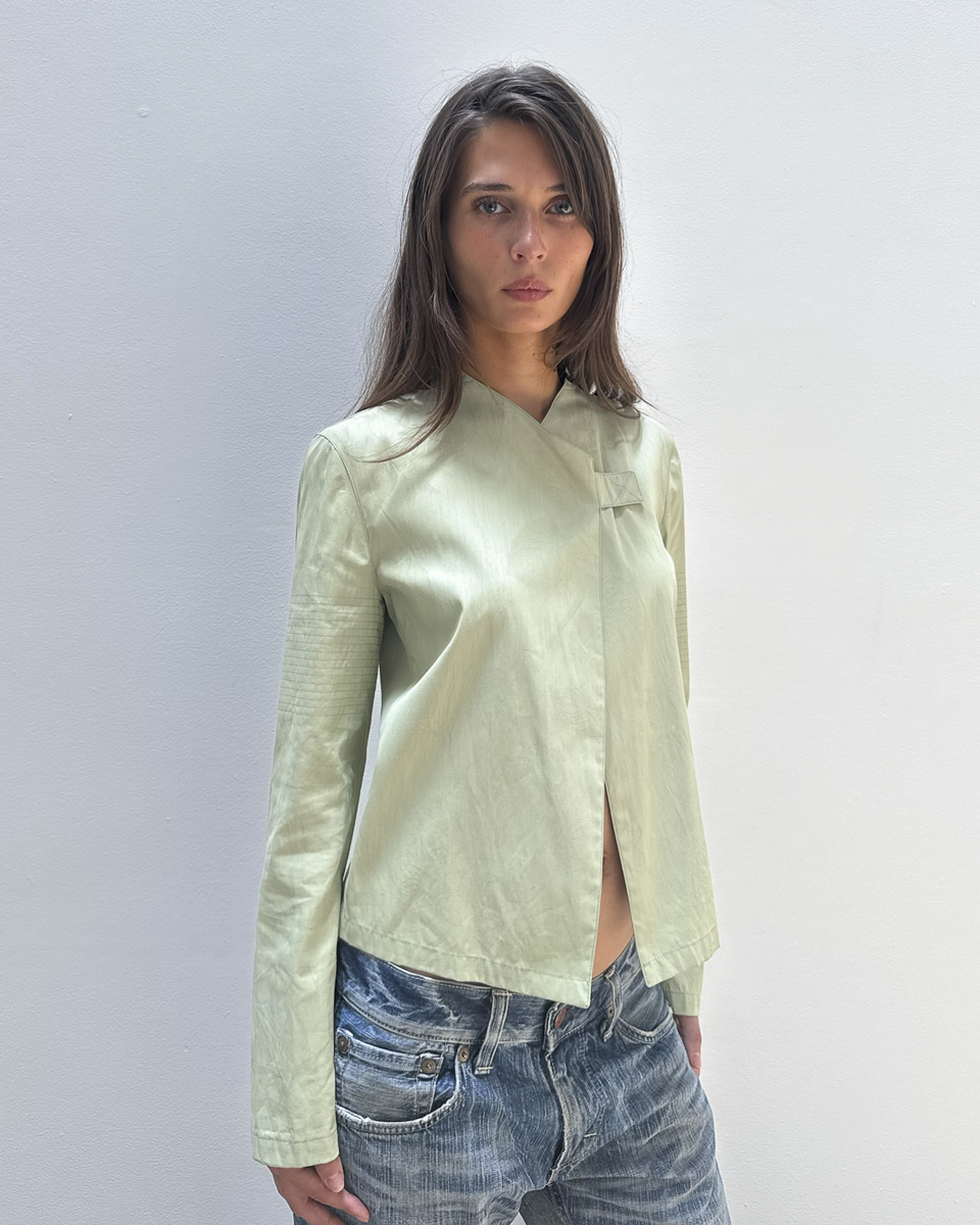 Emporio Armani Asymmetric Cotton Jacket