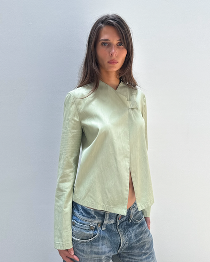 Emporio Armani Asymmetric Cotton Jacket