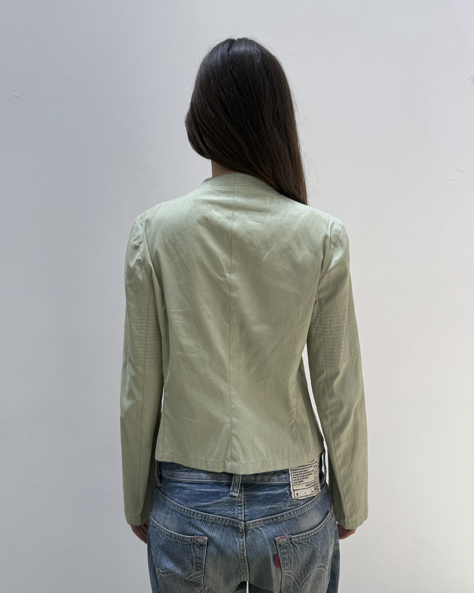 Emporio Armani Asymmetric Cotton Jacket