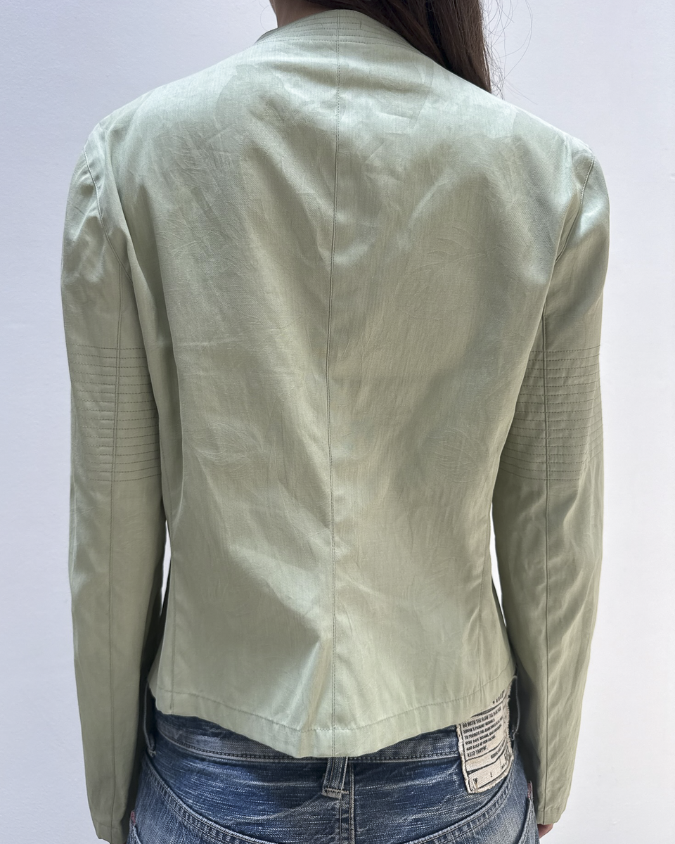 Emporio Armani Asymmetric Cotton Jacket