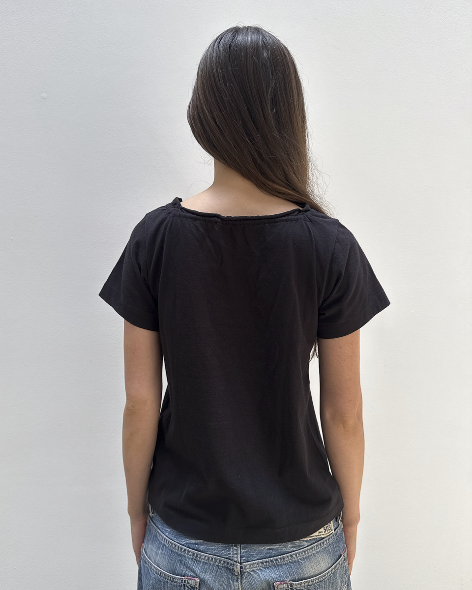 Comme des Garçons AD2001 Drawstring Neck T-Shirt