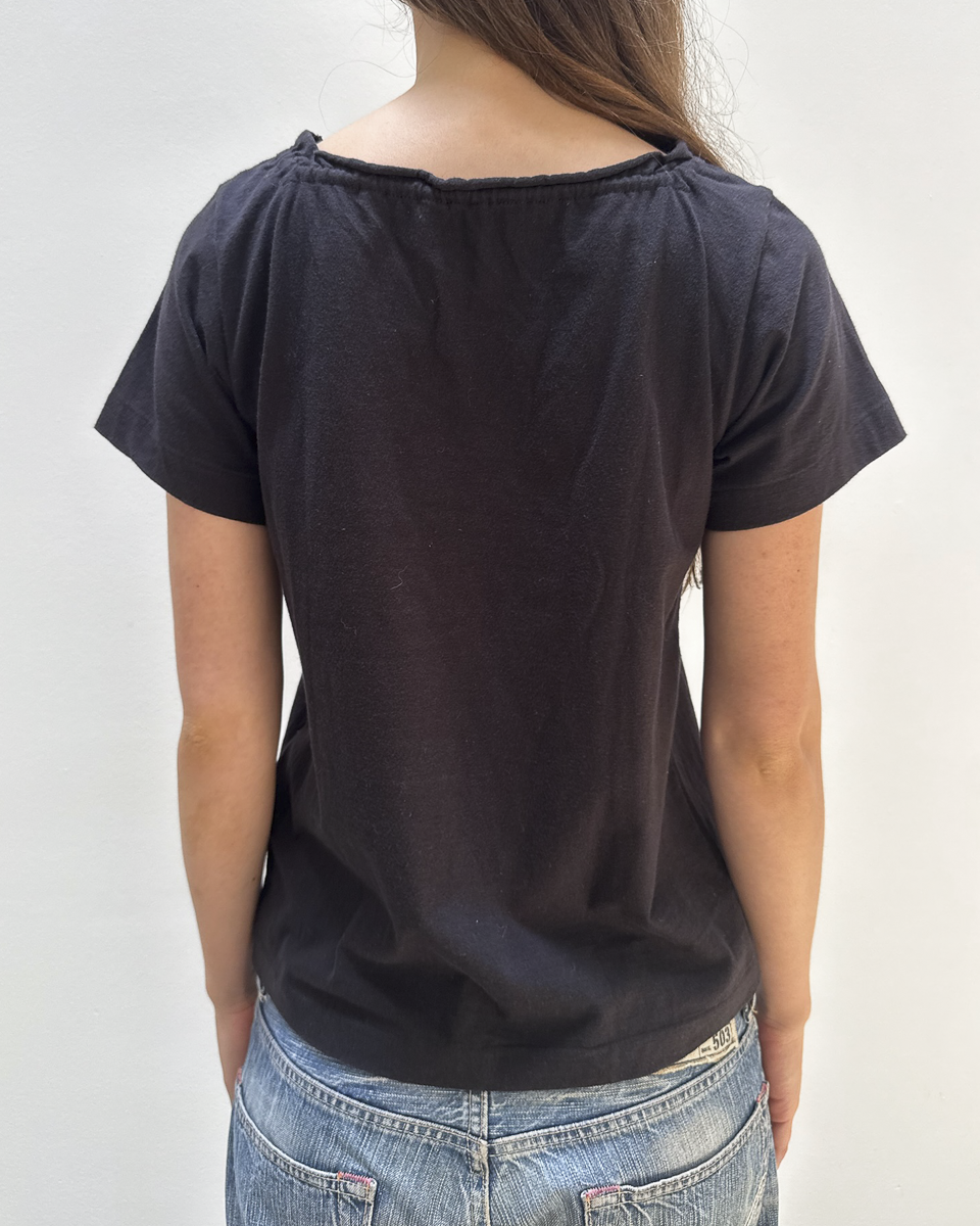 Comme des Garçons AD2001 Drawstring Neck T-Shirt