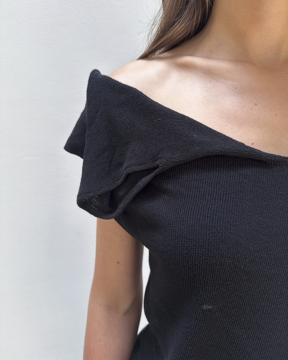 Y's Yohji Yamamoto Double-Mesh Top