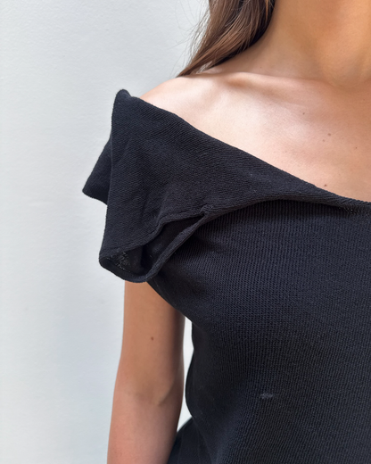Y's Yohji Yamamoto Double-Mesh Top