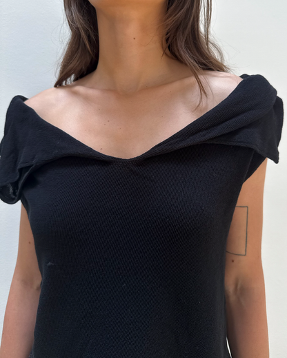 Y's Yohji Yamamoto Double-Mesh Top