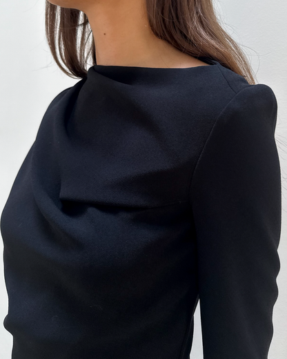 Balenciaga by Nicolas Ghesquière 2008 Draped Dress