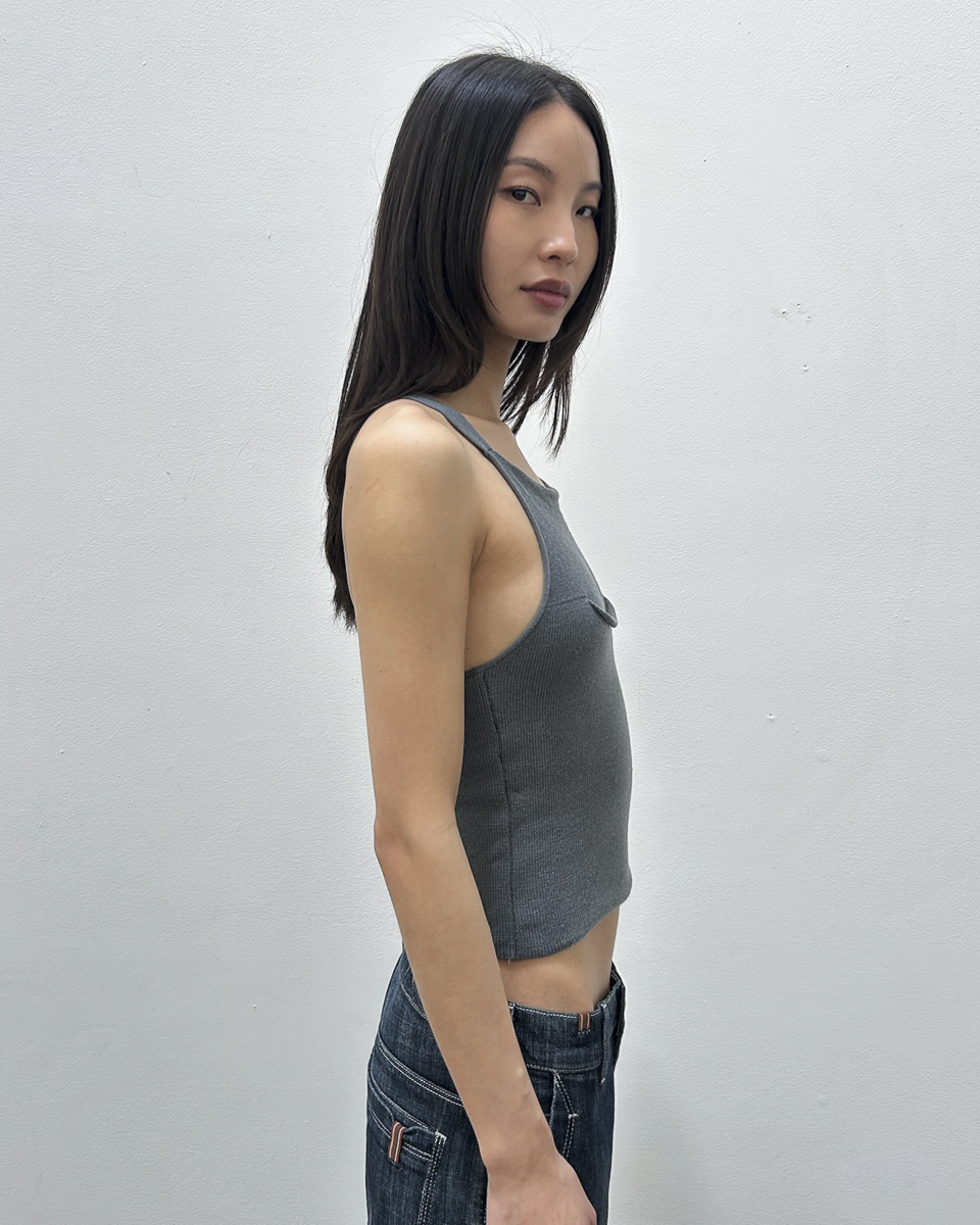 Emporio Armani Cross-Back Tank Top