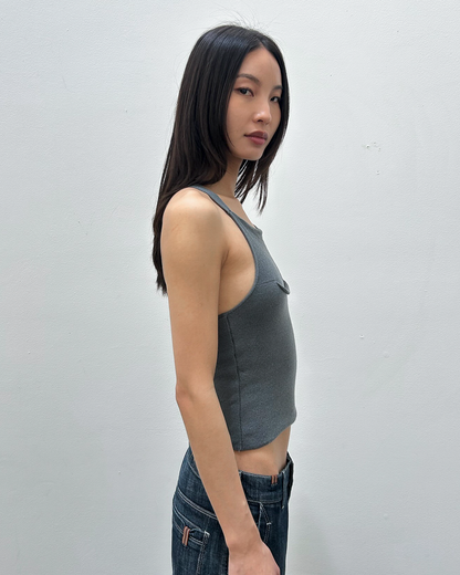Emporio Armani Cross-Back Tank Top