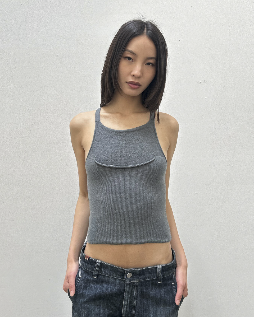 Emporio Armani Cross-Back Tank Top