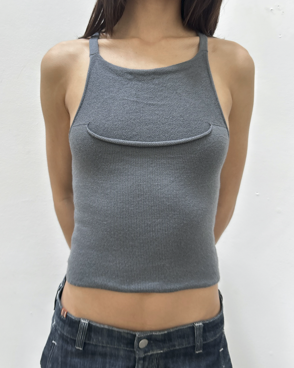 Emporio Armani Cross-Back Tank Top