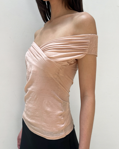 Gucci by Tom Ford Off-the-Shoulder Top