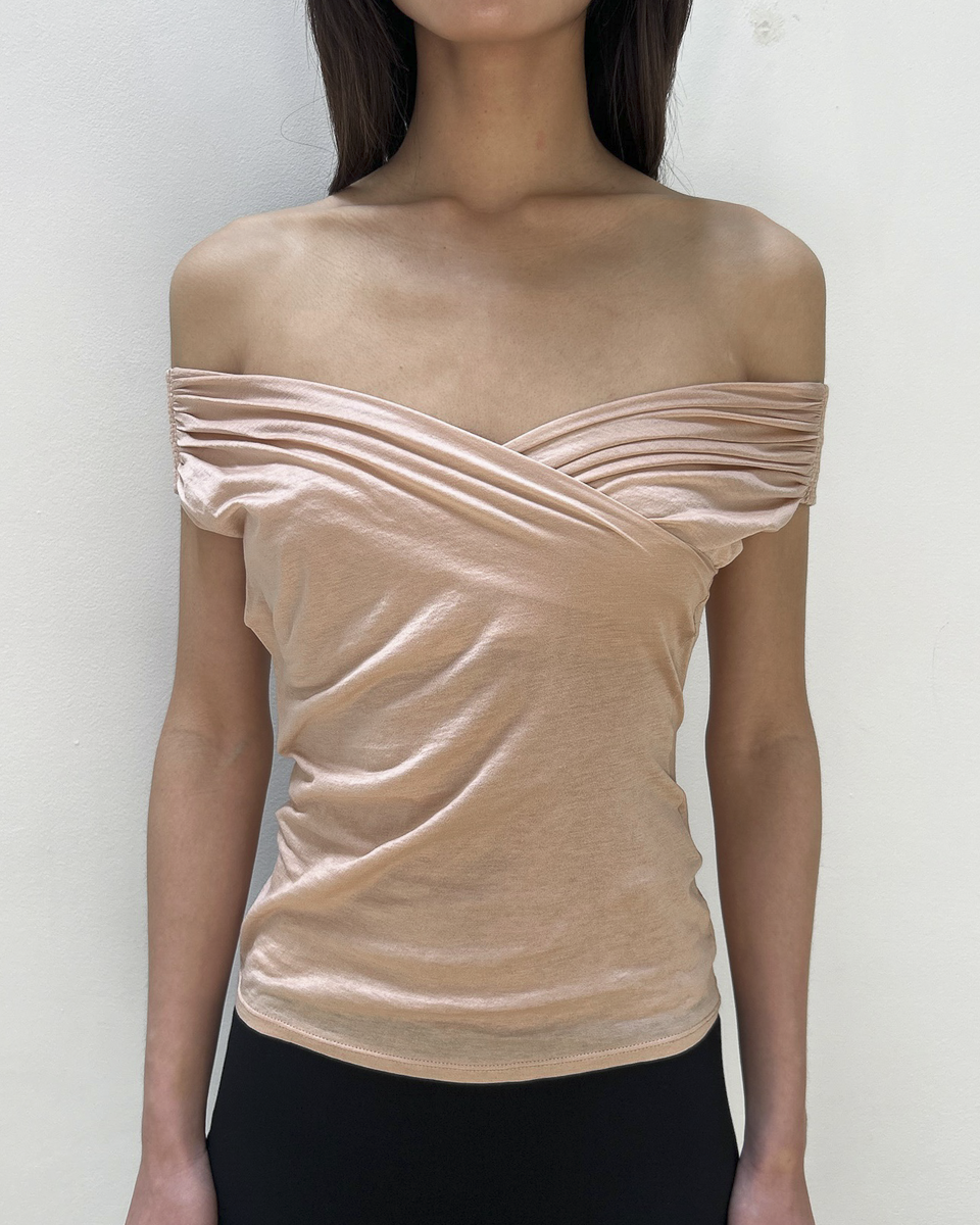 Gucci by Tom Ford Off-the-Shoulder Top