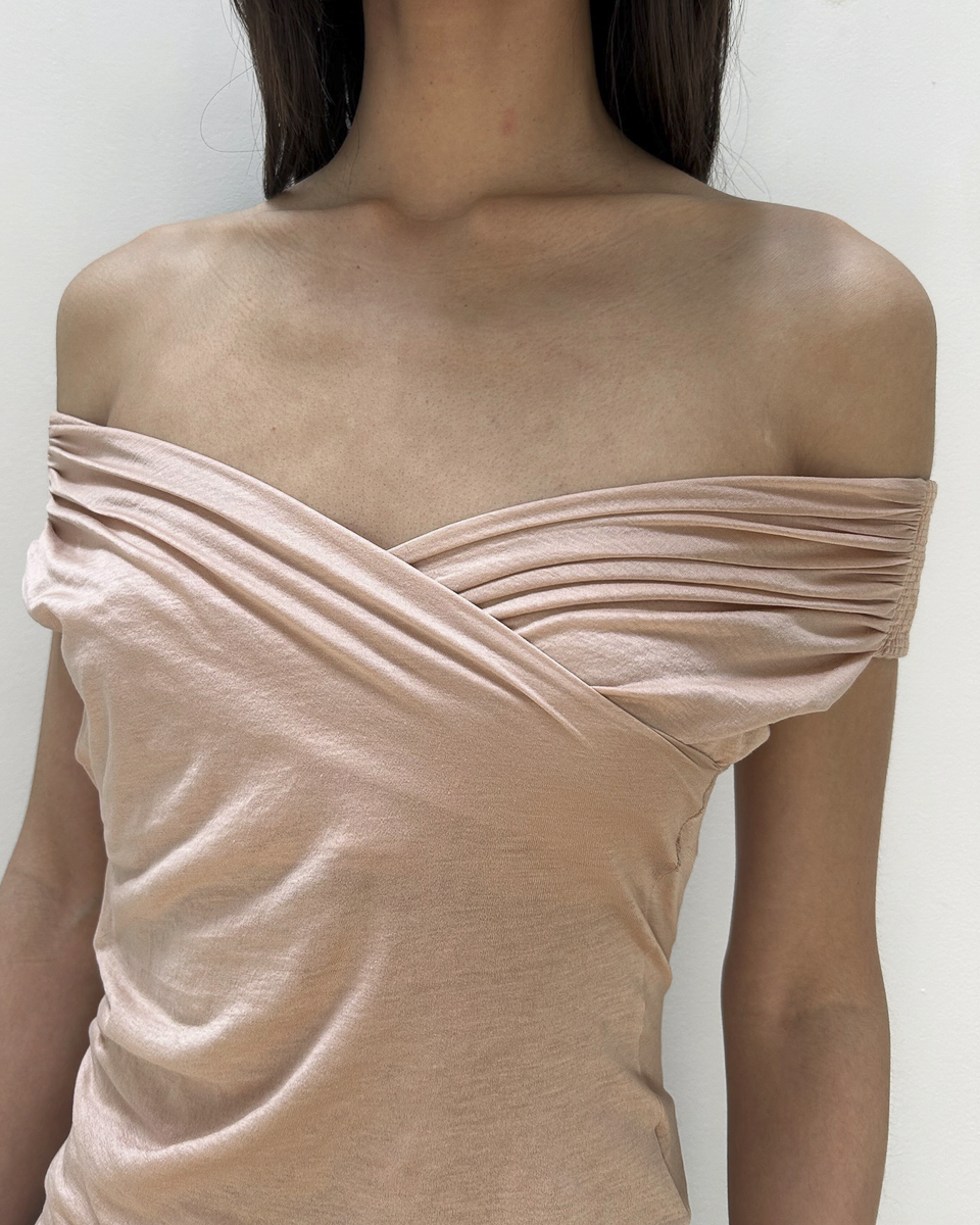 Gucci by Tom Ford Off-the-Shoulder Top