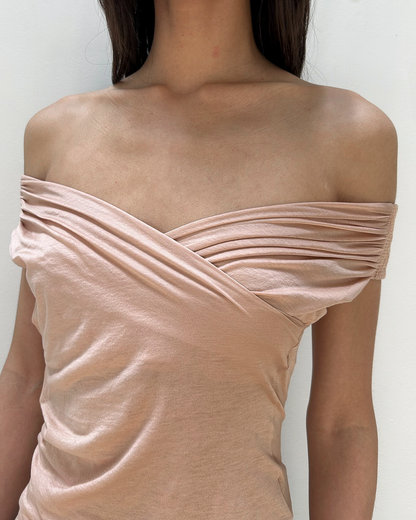 Gucci by Tom Ford Off-the-Shoulder Top