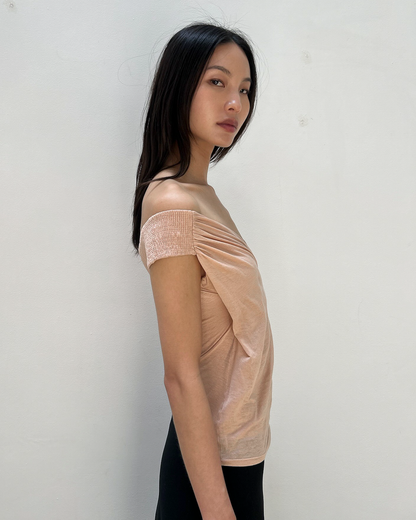 Gucci by Tom Ford Off-the-Shoulder Top