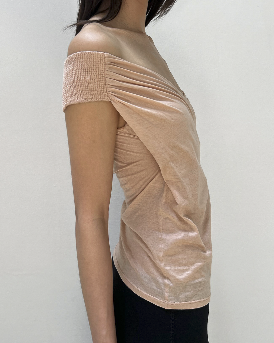 Gucci by Tom Ford Off-the-Shoulder Top