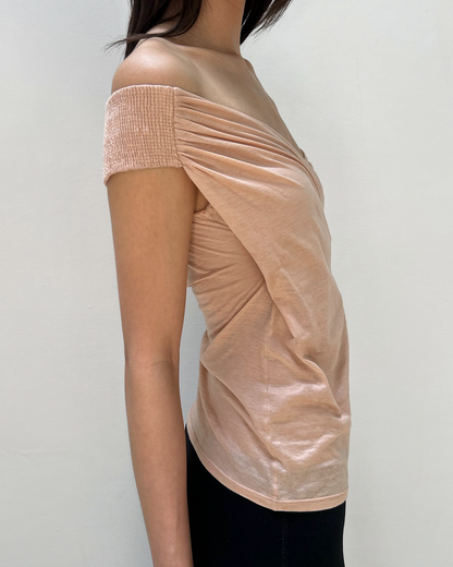 Gucci by Tom Ford Off-the-Shoulder Top