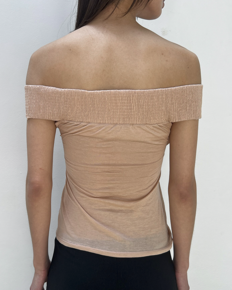 Gucci by Tom Ford Off-the-Shoulder Top