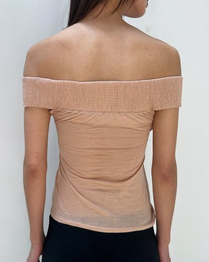 Gucci by Tom Ford Off-the-Shoulder Top