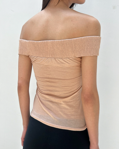 Gucci by Tom Ford Off-the-Shoulder Top