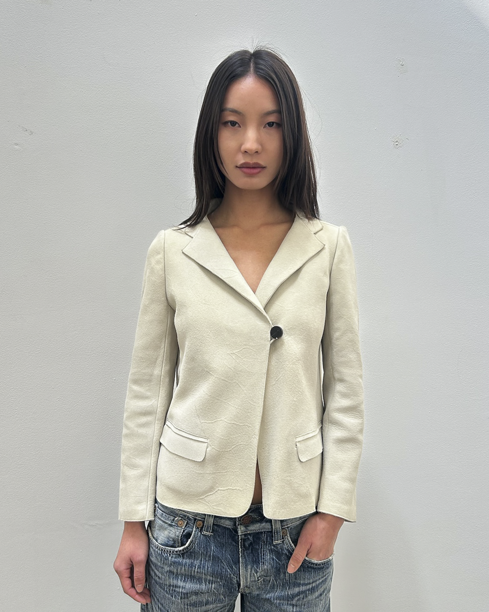 Chloé FW2007 Deerskin Leather Blazer