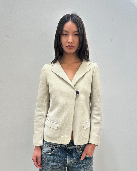 Chloé FW2007 Deerskin Leather Blazer