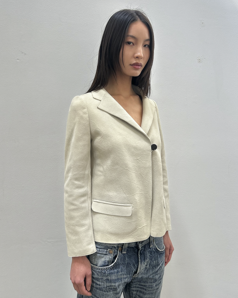 Chloé FW2007 Deerskin Leather Blazer