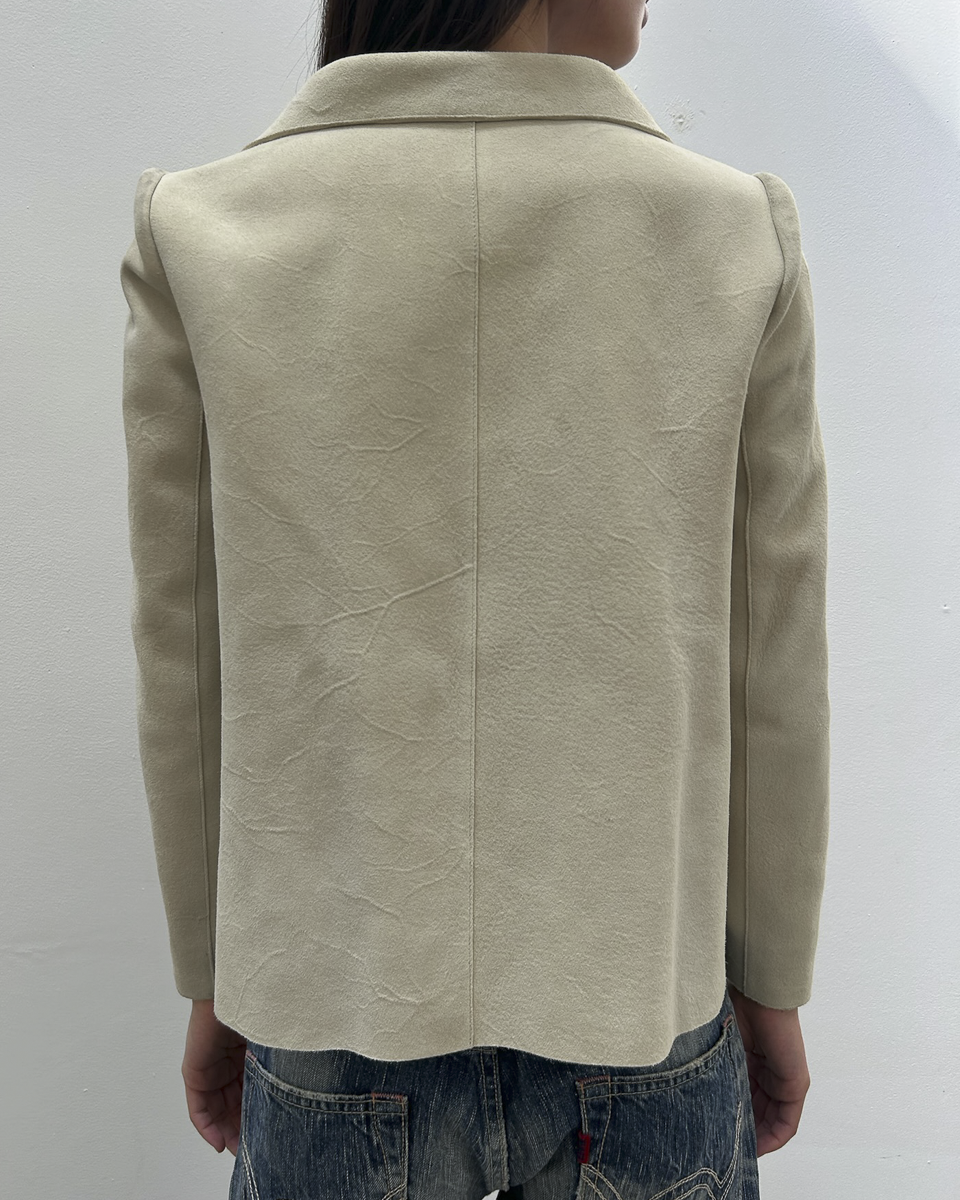 Chloé FW2007 Deerskin Leather Blazer
