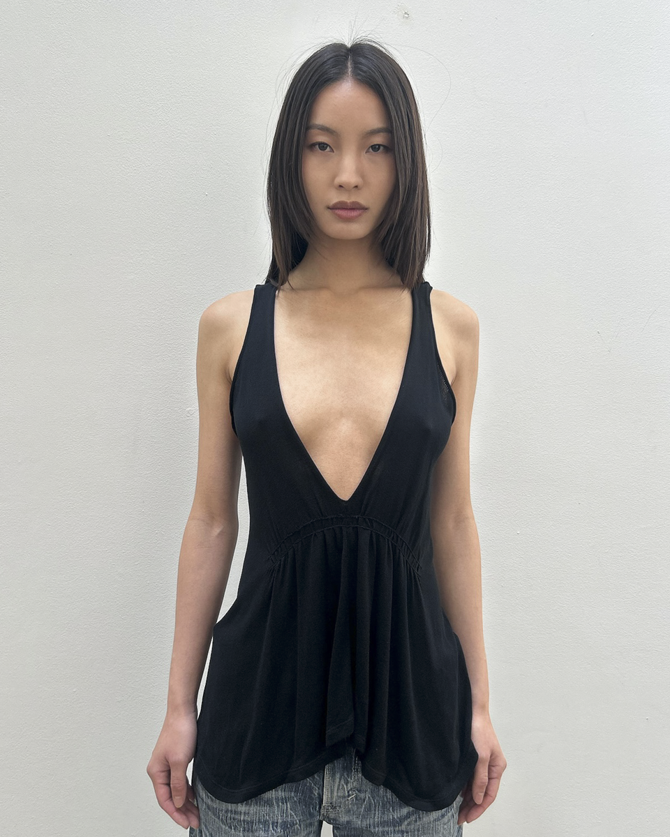 Emporio Armani Asymmetrical Tank Top