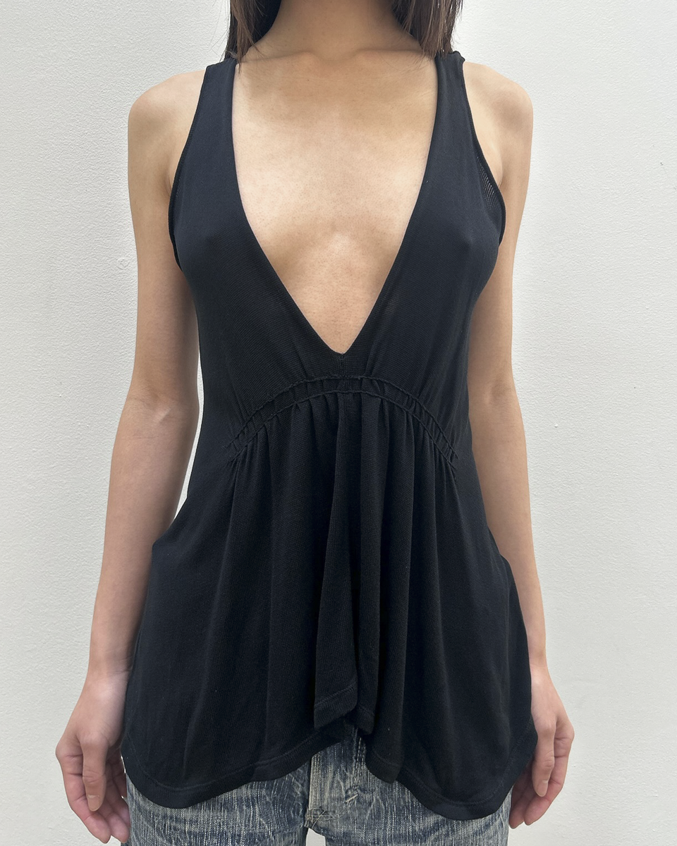 Emporio Armani Asymmetrical Tank Top