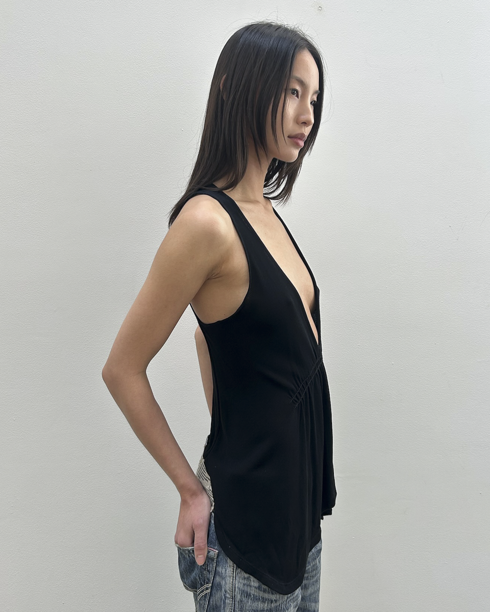 Emporio Armani Asymmetrical Tank Top