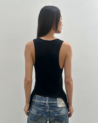 Emporio Armani Asymmetrical Tank Top