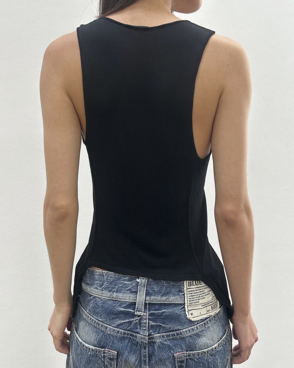 Emporio Armani Asymmetrical Tank Top