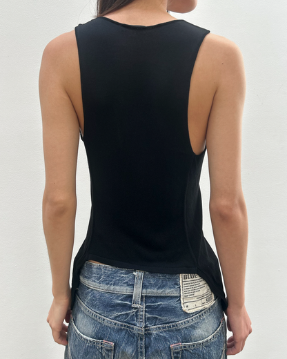 Emporio Armani Asymmetrical Tank Top