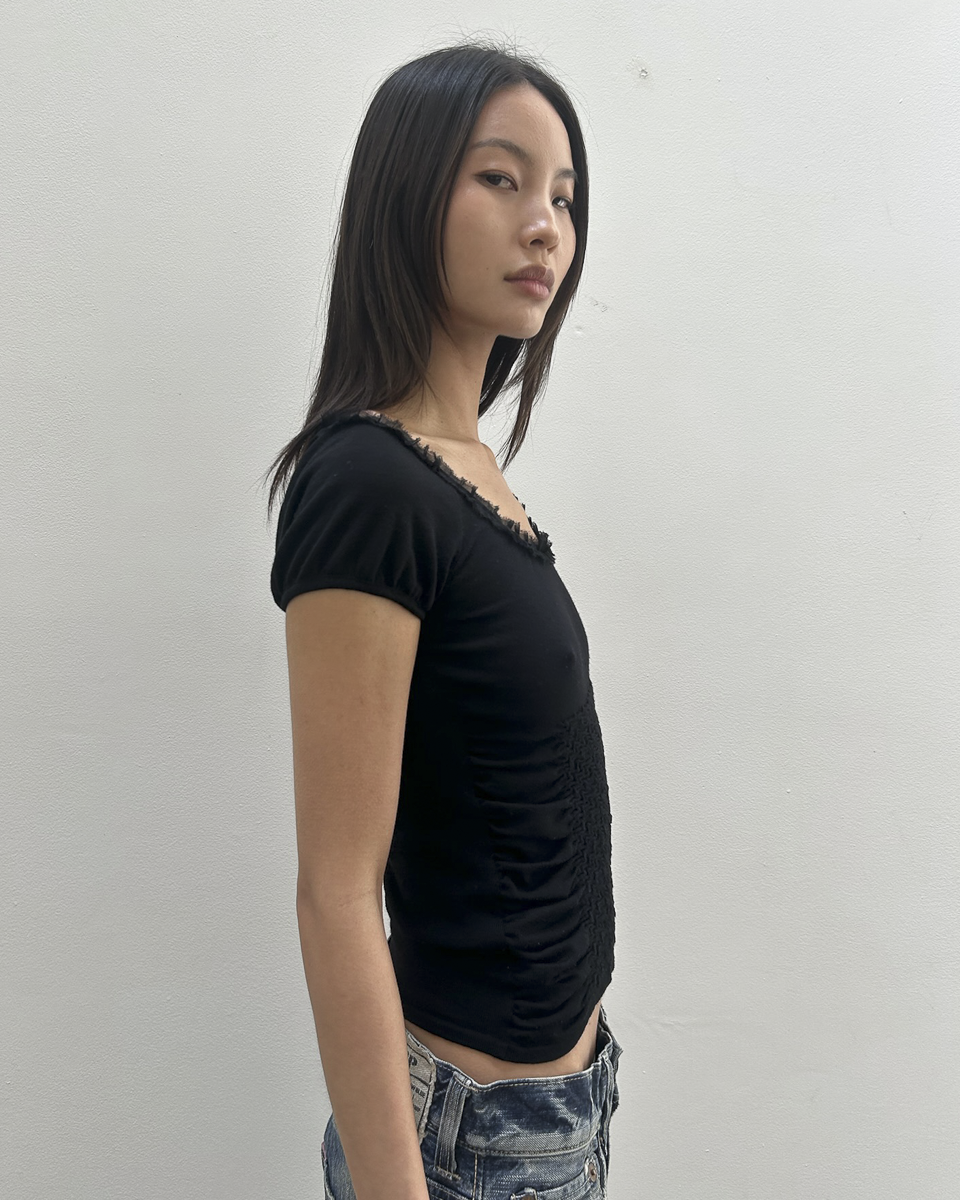 Alberta Ferretti Cinched Waist Top