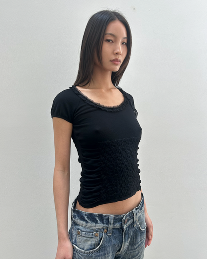 Alberta Ferretti Cinched Waist Top