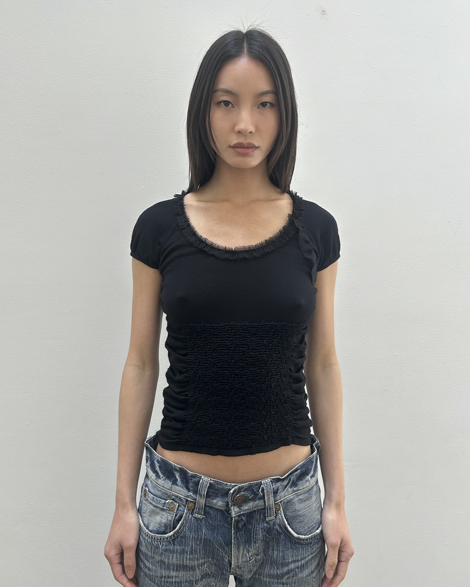 Alberta Ferretti Cinched Waist Top