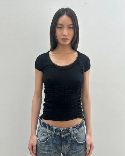 Alberta Ferretti Cinched Waist Top